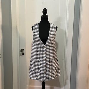 Zara Tweed Vest – Size Medium (P2P ~17.5”)